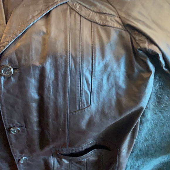 Mocha Leather jacket - Picture 3 of 8